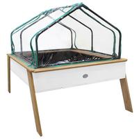 Hochbeet A031.034.01 - Braun/Weiß, KONVENTIONELL, Holz (93,5/99,8/110cm) - Ambia Garden