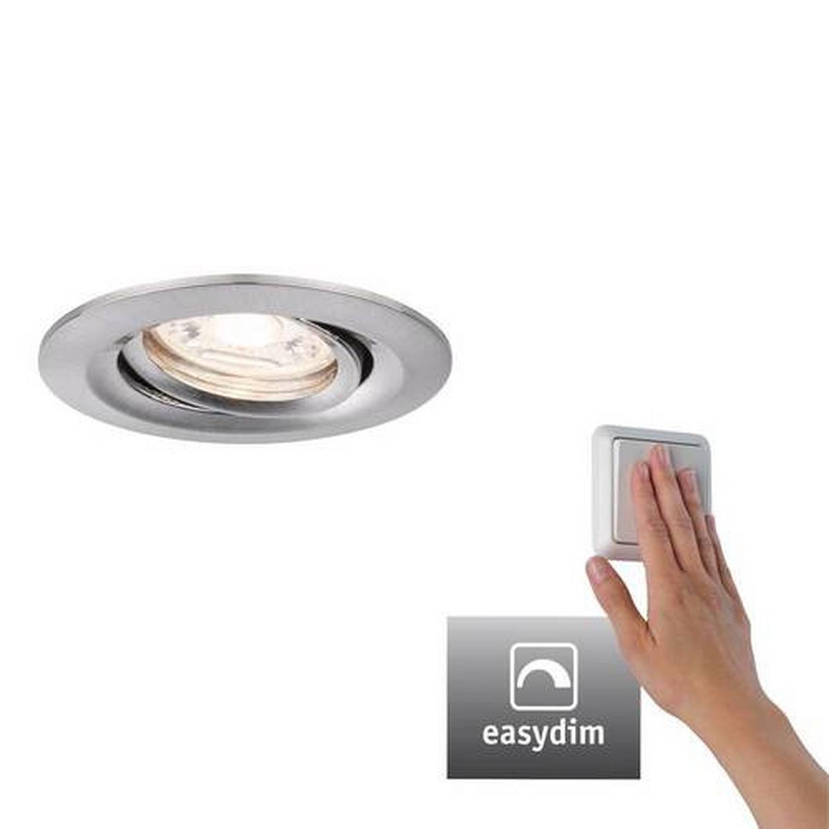 Deckenleuchte Ø 6,6 cm 1-Flammig dimmbar Rund - Design (6,6cm) - Paulmann