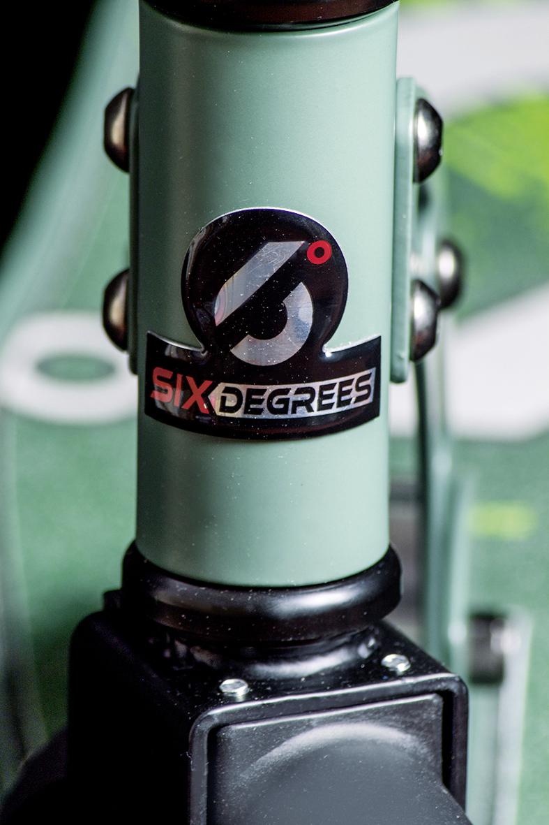 Kinder-scooter Six Degrees, Grün, Ø 205 Mm, Klappbar - Grün, Basics, Metall (93,5/34,5/102cm)