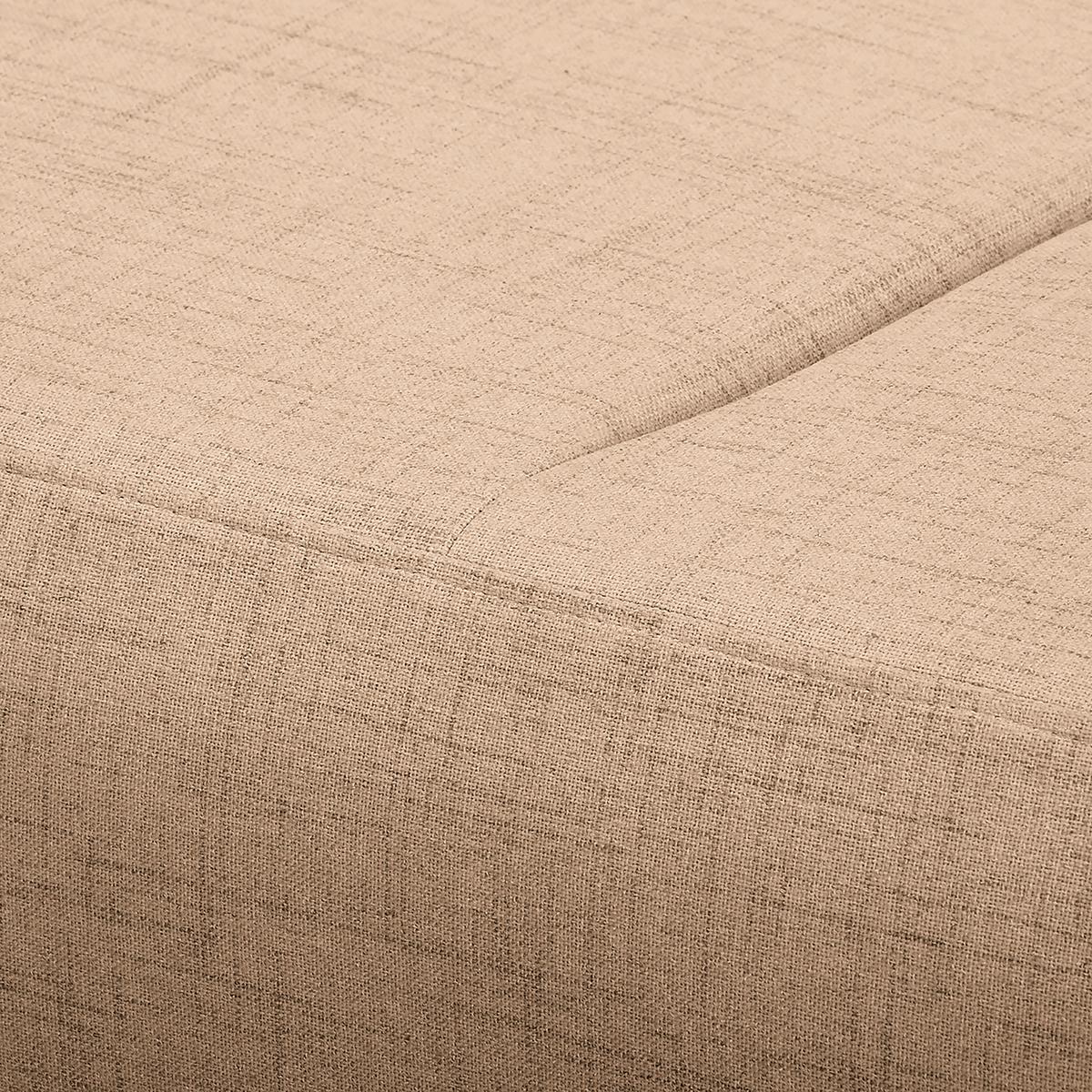 Ecksofa Bella Beige S: 257x174 cm - Wengefarben/Beige, Design, Textil (257/174cm) - Livetastic