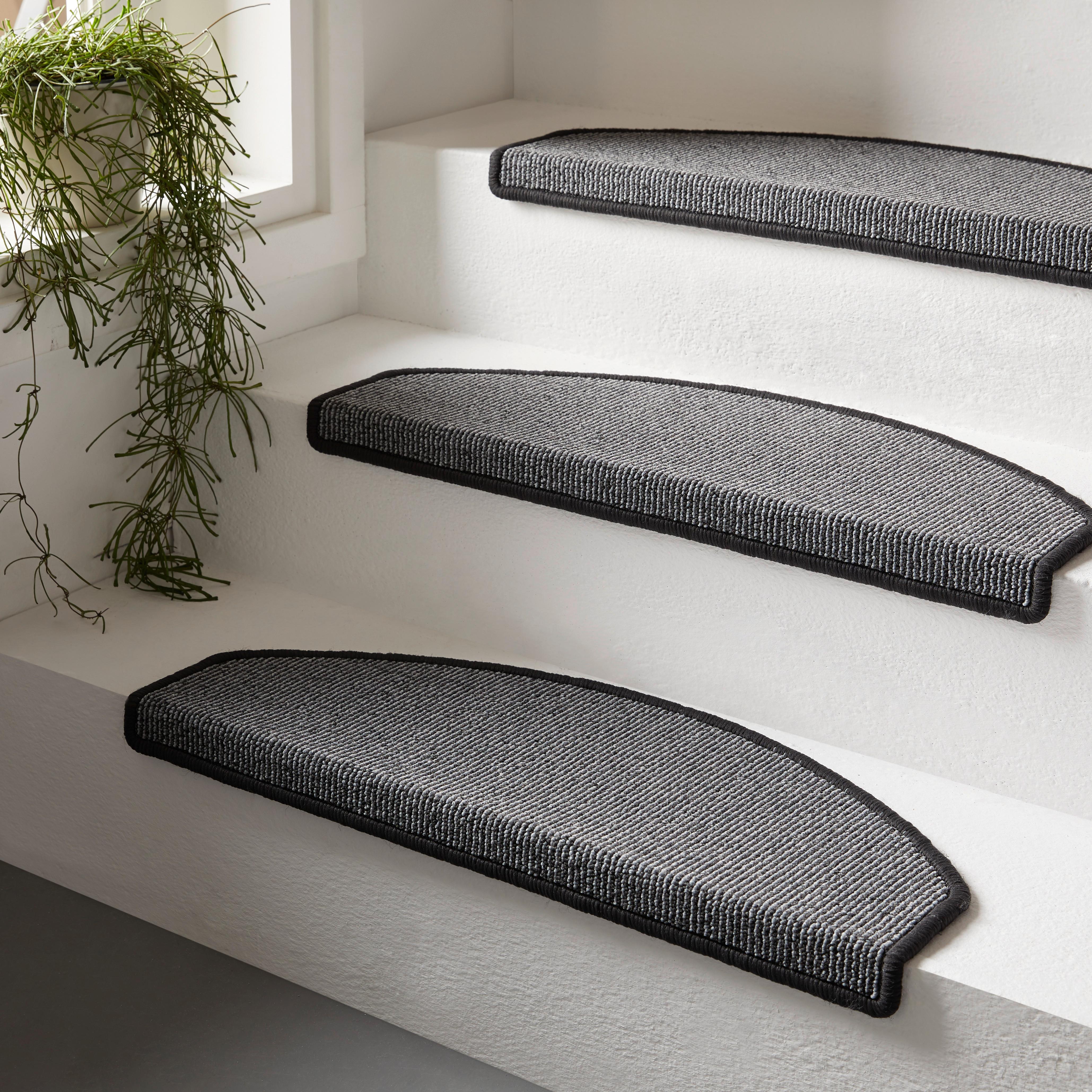 kobercový nášlap Alberta 1, 28/65cm, antracit - antracitová, Basics, plast (28/65cm) - Modern Living