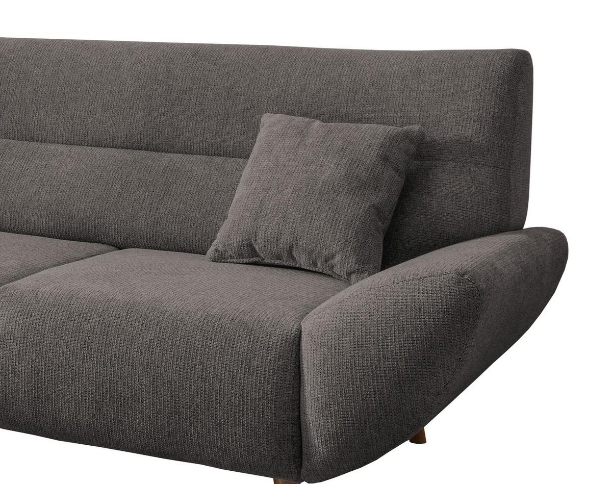 Ecksofa Drago Graubraun S: 166x290 cm - Wildeiche/Graubraun, MODERN, Textil (166/290cm) - MID.YOU