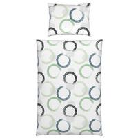 Ágyneműhuzat-garnitúra Charlene - mentazöld/fehér, Modern, textil - Luca Bessoni