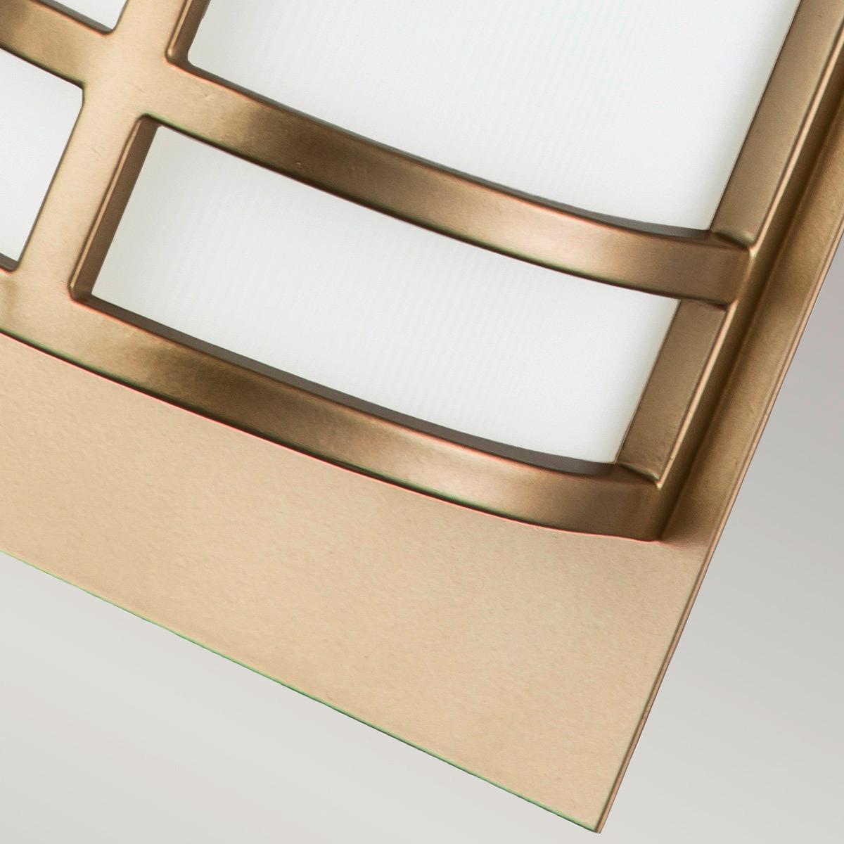 Wandleuchte Fe-Fusion2-Pnbr - Messingfarben, KONVENTIONELL, Glas/Metall (43.2/12.7/10.2cm) - Elstead Lighting