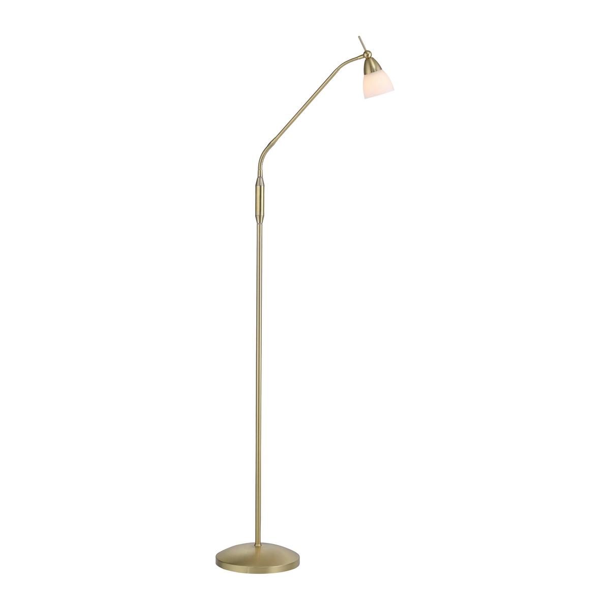 LED-Stehleuchte 400-60 Pino - Messingfarben, Basics, Glas/Metall (74/74/163cm) - Paul Neuhaus
