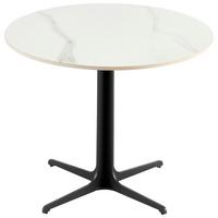 Couchtisch White Pearl 2 - Schwarz/Weiß, MODERN, Keramik/Metall (60/50/60cm)