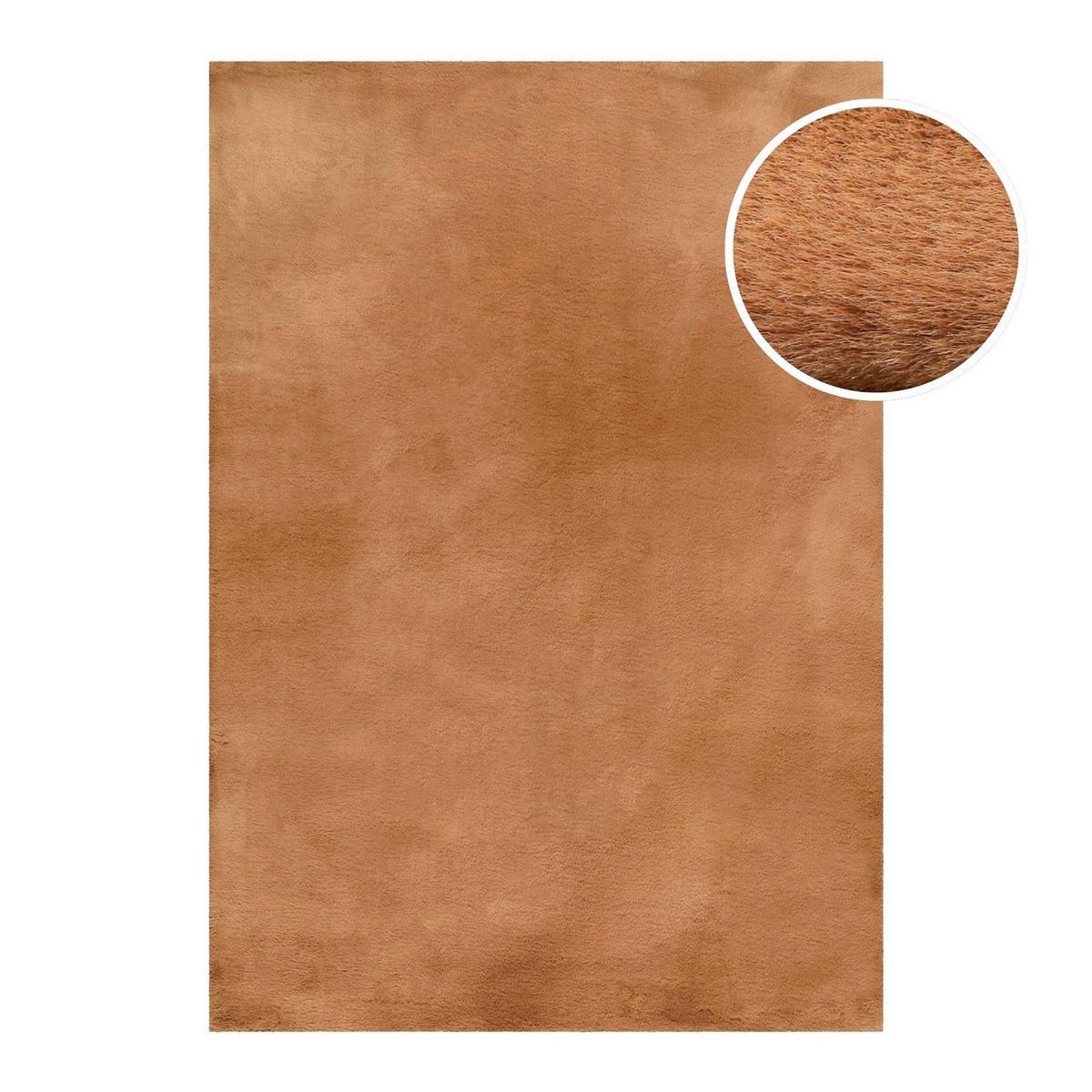 Hochflorteppich Alice Kupferfarben 70x140 - Kupferfarben, KONVENTIONELL, Textil (70/140cm) - Esprit