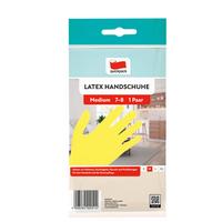 HAUSHALTSHANDSCHUHE GR. M - Pink/Gelb, Basics, Kunststoff (8null)