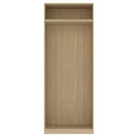 KORPUS ŠATNÍ SKŘÍNĚ UNIT - barvy dubu, Moderní, kompozitní dřevo (91,1/242,2/56,5cm) - Ondega