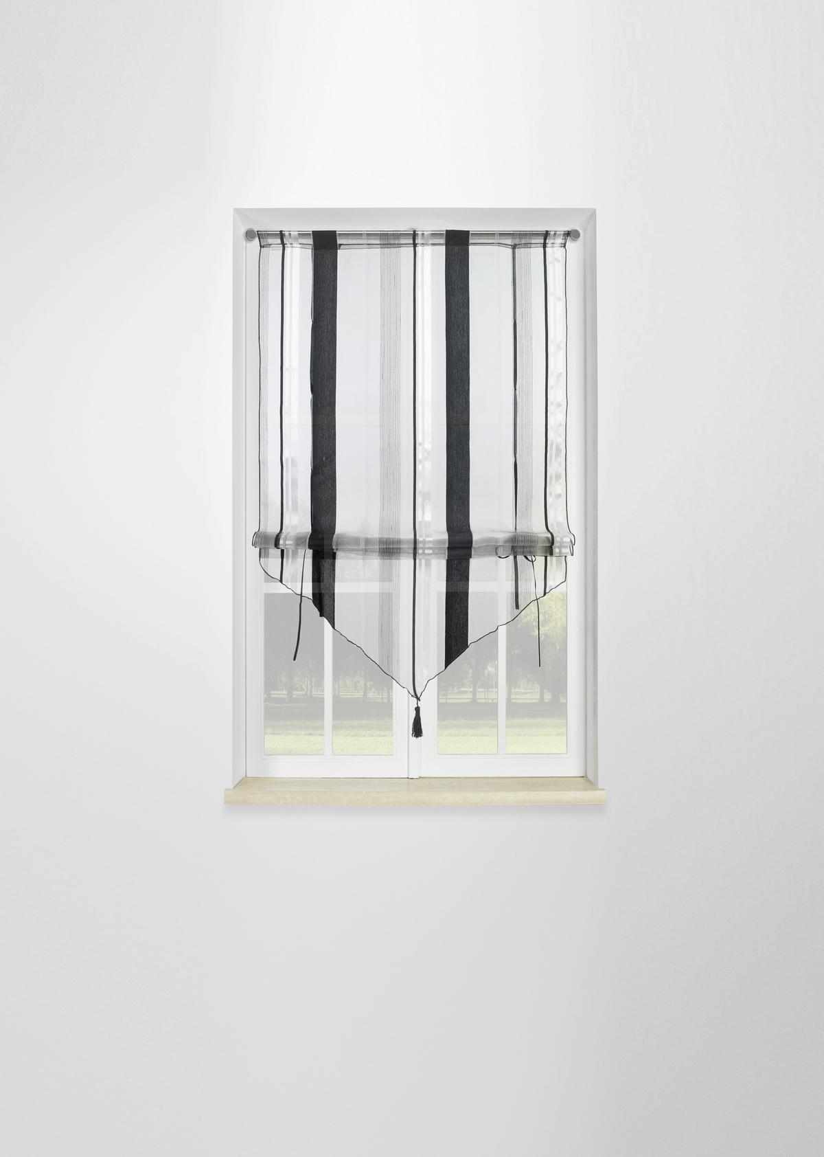 Készfüggöny Milou - barna/Pezsgő, Konventionell, textil (60/140cm) - Ondega