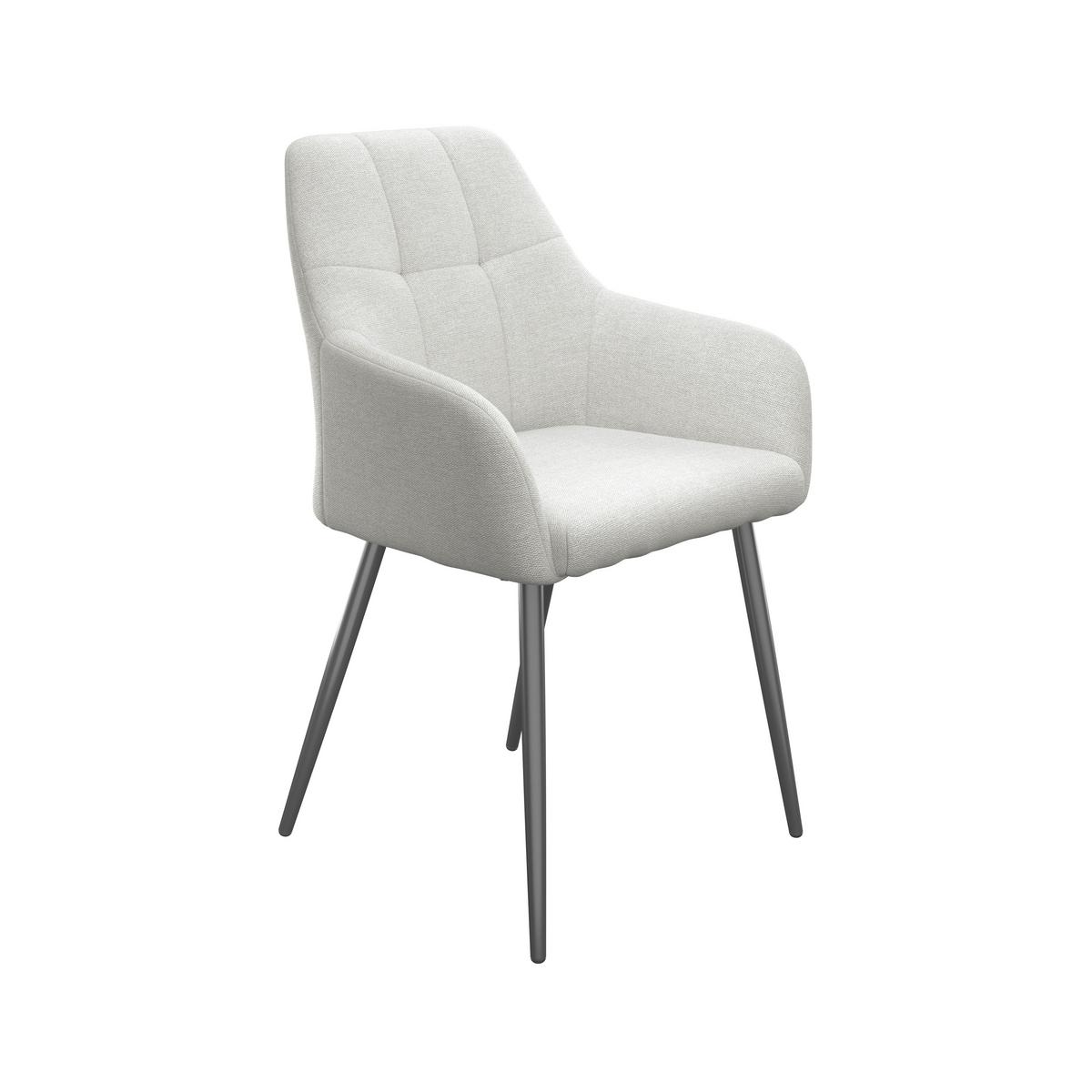 Szék Joe Ii - bézs/fekete, Konventionell, textil/fém (58/86/61cm)