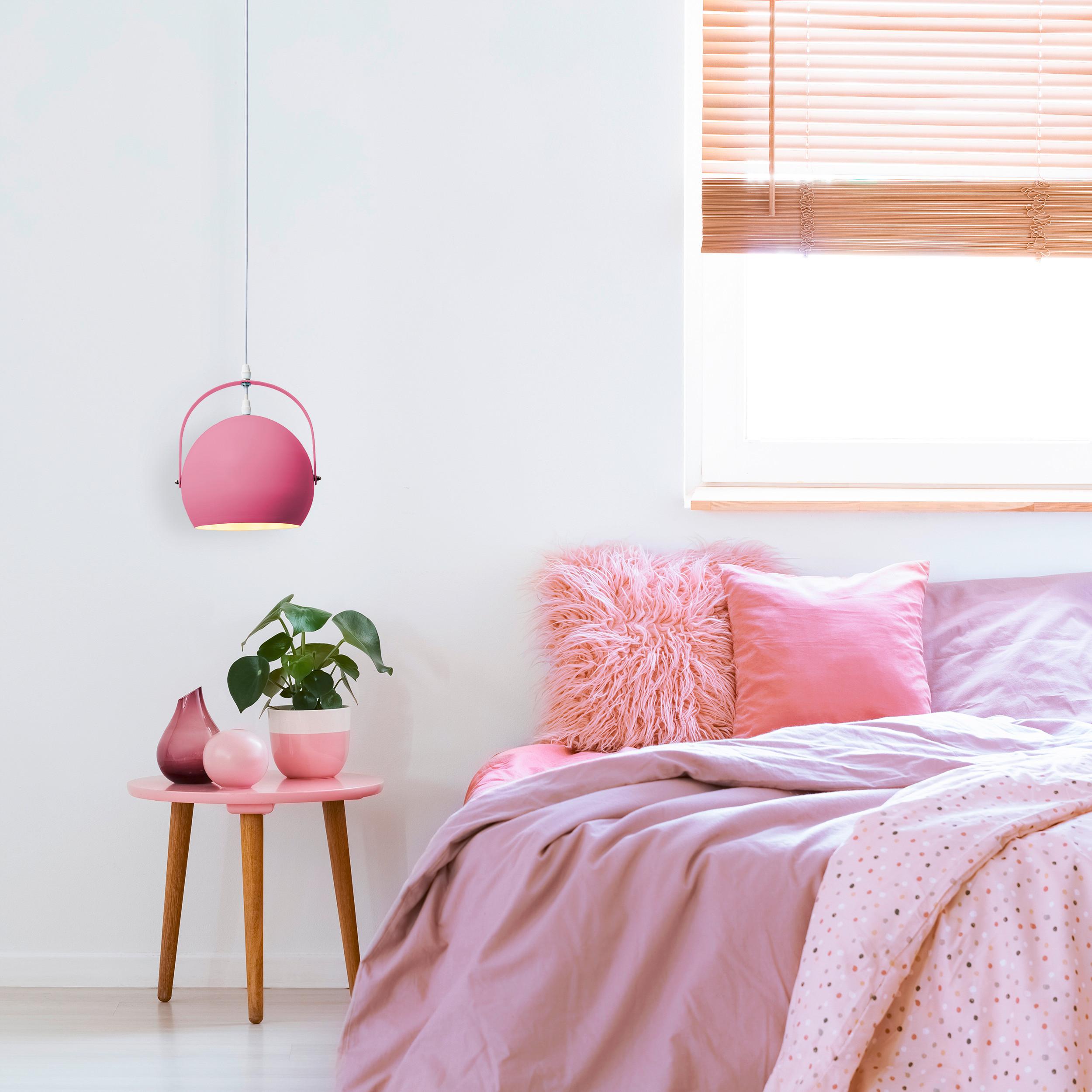 Pendelleuchte Colorado - Pink, Basics, Metall (25/132cm) - Näve