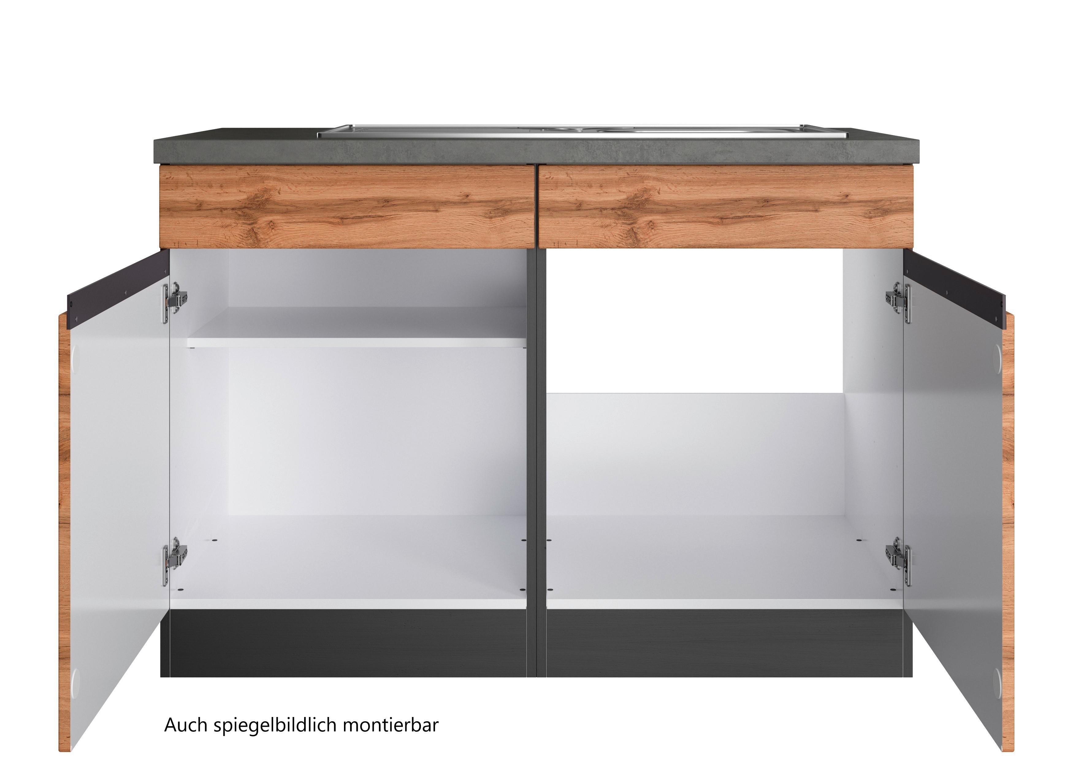 Faszinierend Spülenunterschrank 120 Cm Poco Bild