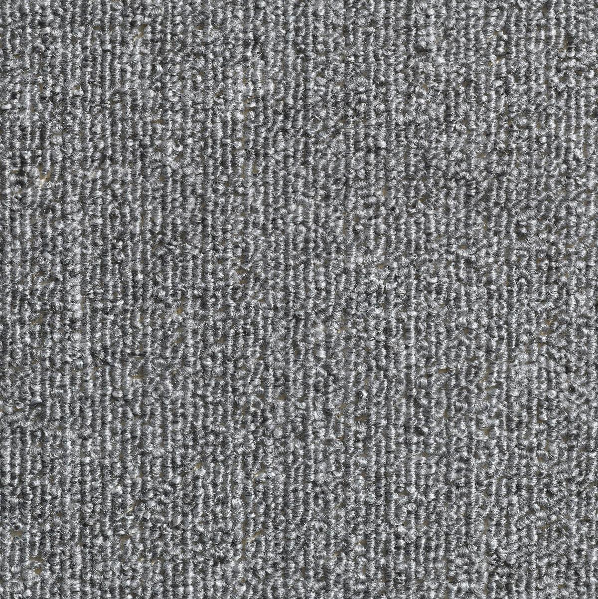 Teppichfliese Hellgrau Astra 50x50 Cm Florhöhe 3 Mm - Hellgrau, Basics, Textil (50/50cm)