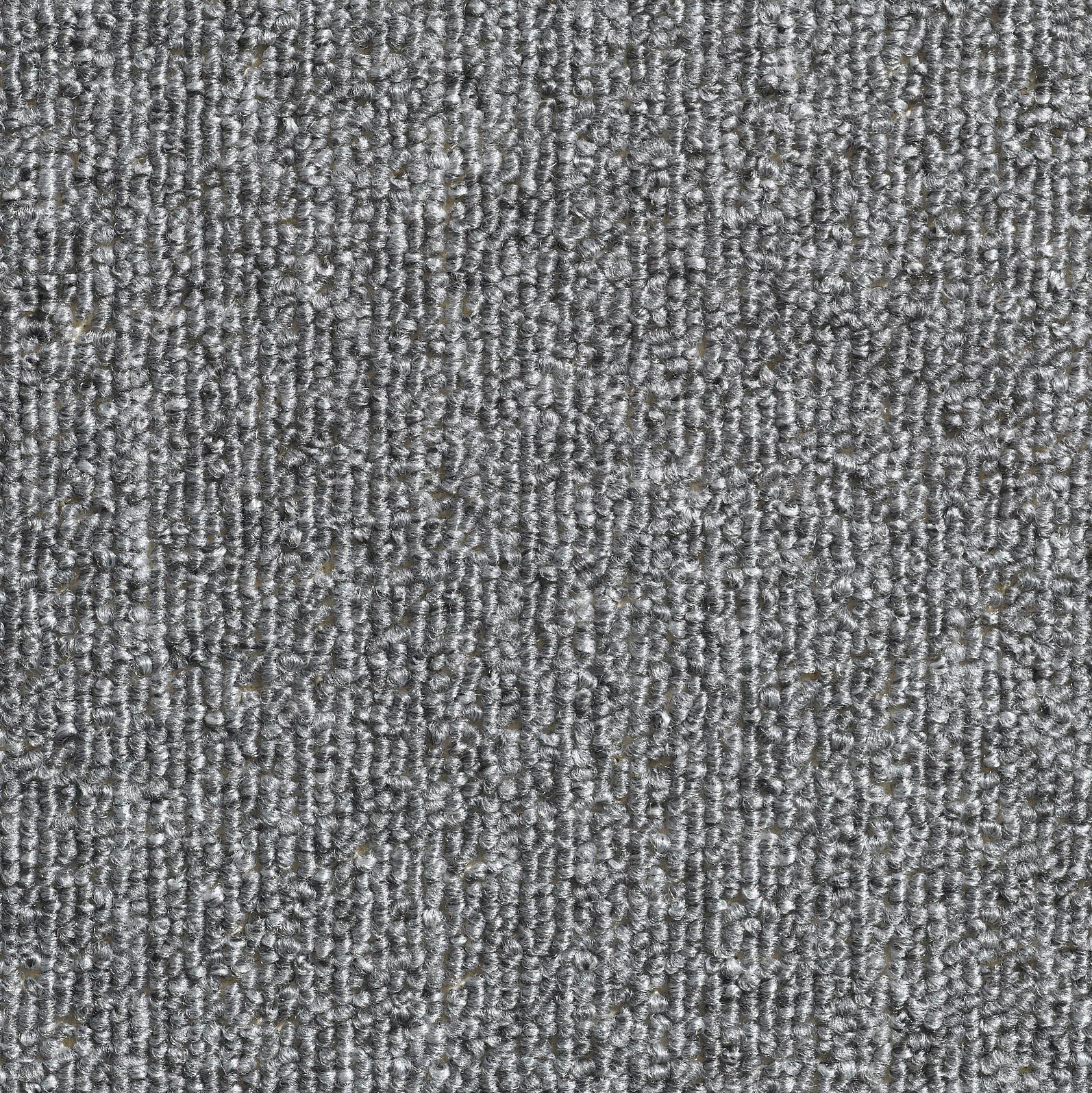 Teppichfliese Hellgrau Astra 50x50 cm Florhöhe 3 mm