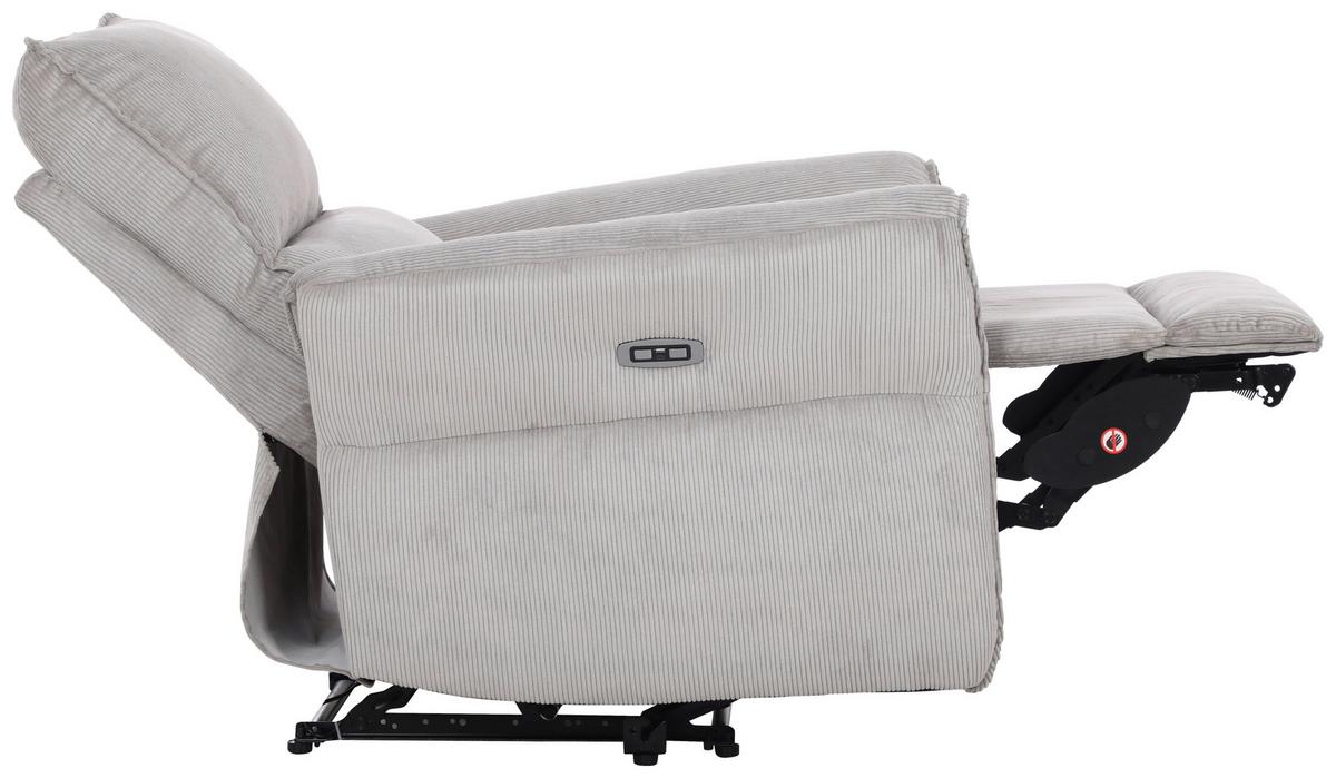 Fernsehsessel Jenson - Schwarz/Grau, MODERN, Holz/Textil (86/103/92cm)