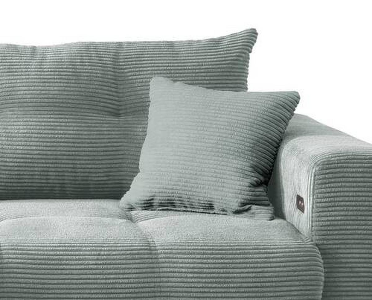 Ecksofa Restato Hellblau S: 177/246 Cm - Schwarz/Hellblau, MODERN, Holz/Textil (177/246cm) - MID.YOU
