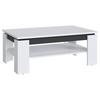 Couchtisch Campania Anthrazit, Weiß B: 110 cm - Anthrazit/Weiß, Trend, Holzwerkstoff (110/43/67cm)