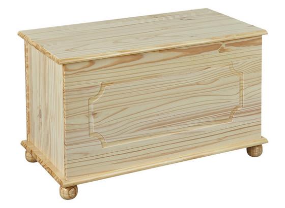 Truhe Emel B: 89 cm Echtholz - Naturfarben, Basics, Holz (89/53/47cm) - Livetastic Truhe Emel B: 89 cm Echtholz - Naturfarben, Basics, Holz (89/53/47cm) - Livetastic