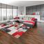 Wohnlandschaft in U-Form Nico 181x370x181 cm - Schwarz/Grau, MODERN, Textil (181/370/181cm)