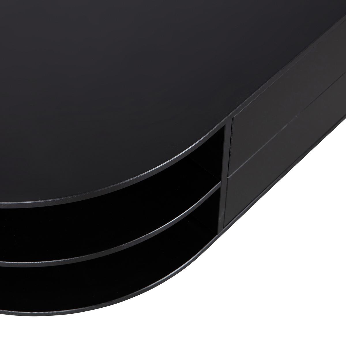 Lowboard Finca Schwarz B: 78cm - Schwarz, Design, Holz (78/40/40cm) - Livetastic