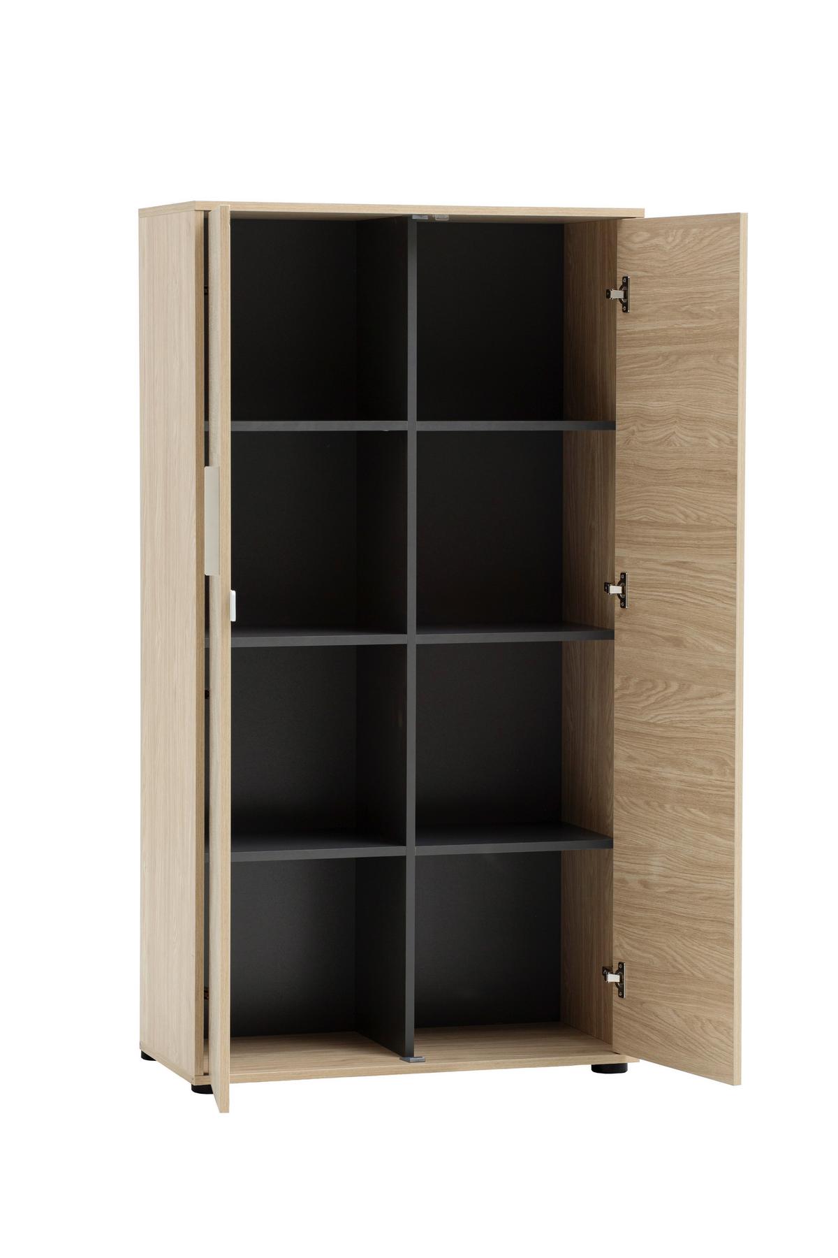 Aktenschrank Arezzo Eichefarben B: 80,1cm - Eichefarben, MODERN, Holzwerkstoff (80,1/150/38,2cm) - MID.YOU