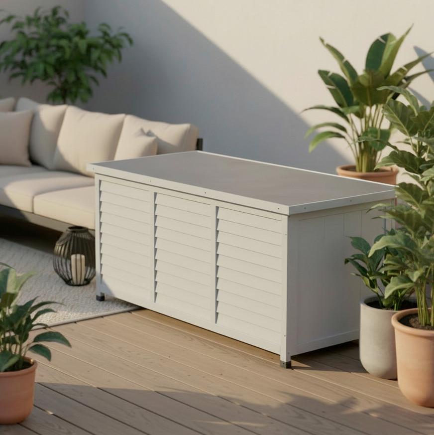 BEDNA NA POLŠTÁŘE BIONA - šedá, Moderní, kov/dřevo (132/60/66cm) - Bessagi Garden