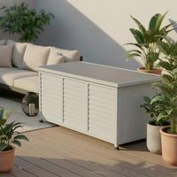 BOX NA VANKÚŠE BIONA - sivá, Modern, kov/drevo (132/60/66cm) - Bessagi Garden