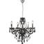 Závesná Lampa Isabella - sivohnedá/farby chrómu, Romantický / Vidiecky, umelá hmota/kov (149cm) - MÖMAX modern living