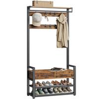 Garderobe Hsr429b01 - Dunkelbraun, Trend, Holzwerkstoff (80.4/181.6/30cm) - MID.YOU