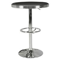 Barový stolík AMERICAN DINER 60 - strieborná, Modern (60/68cm) - MID.YOU