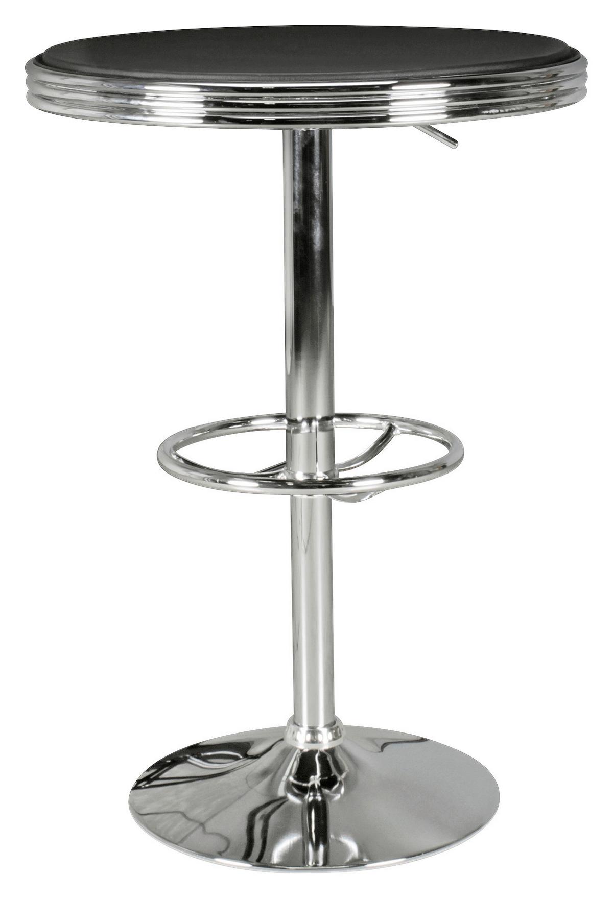 Barový stolík AMERICAN DINER 60 - strieborná, Modern (60/68cm) - MID.YOU