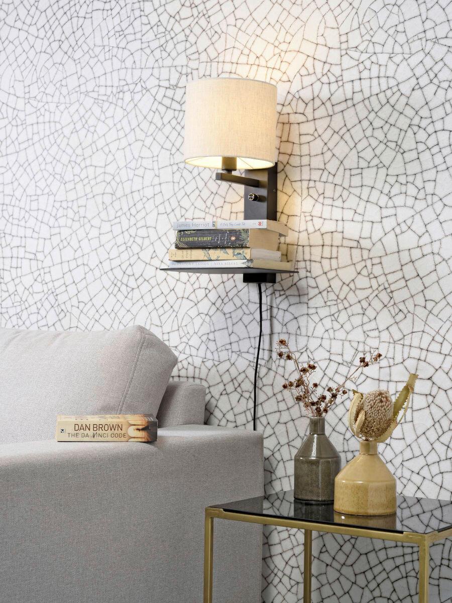 Wandleuchte Florence/wm/b/1815/ll - Creme, Trend (24/22/42cm) - It's about Romi