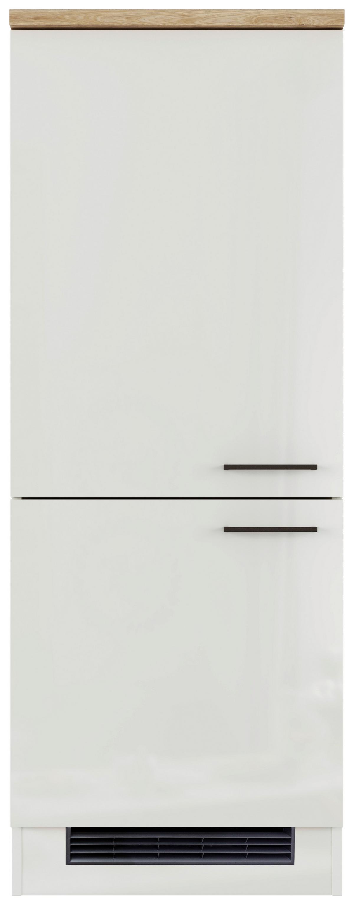 Skrinka na vstavané spotrebiče LEVI - čierna/sivá, Modern, kov/kompozitné drevo (60/162/57cm) - FlexWell