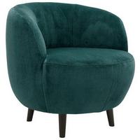 Sessel Looks Xiv - Petrol/Schwarz, Design, Textil (72/72/76cm) - LOOKS by W.Joop