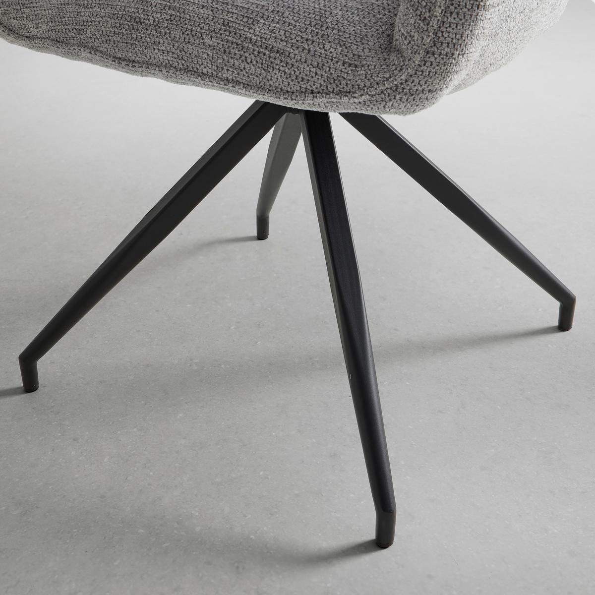 Stolička PAOLO sivá - čierna/sivá, Modern, kov/drevo (57/89/62cm) - Bessagi Home