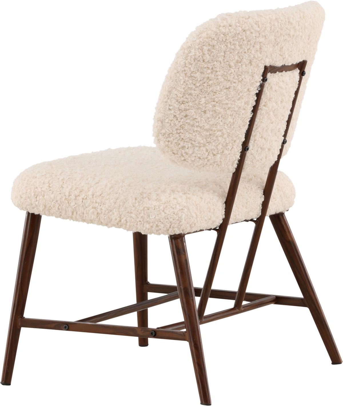 Sessel Midlad - Weiß, Design, Textil/Metall (58/84/62cm) - Livetastic
