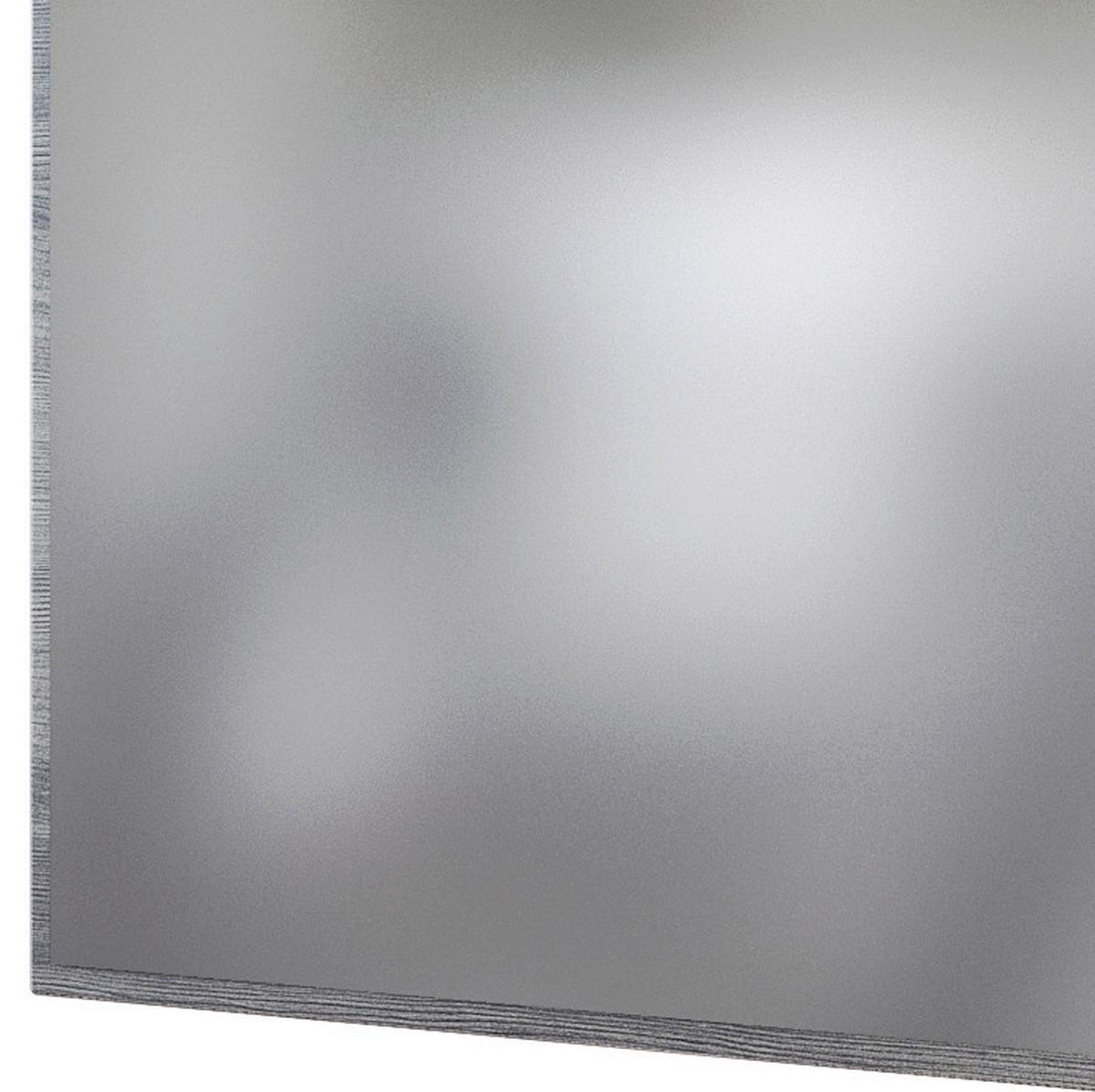 Badspiegel Arezzo Bxh 60x64 Cm Rahmen Graphit Dekor - Silbereichenfarben, Basics, Glas/Holzwerkstoff (60/64/2,5cm) - Held