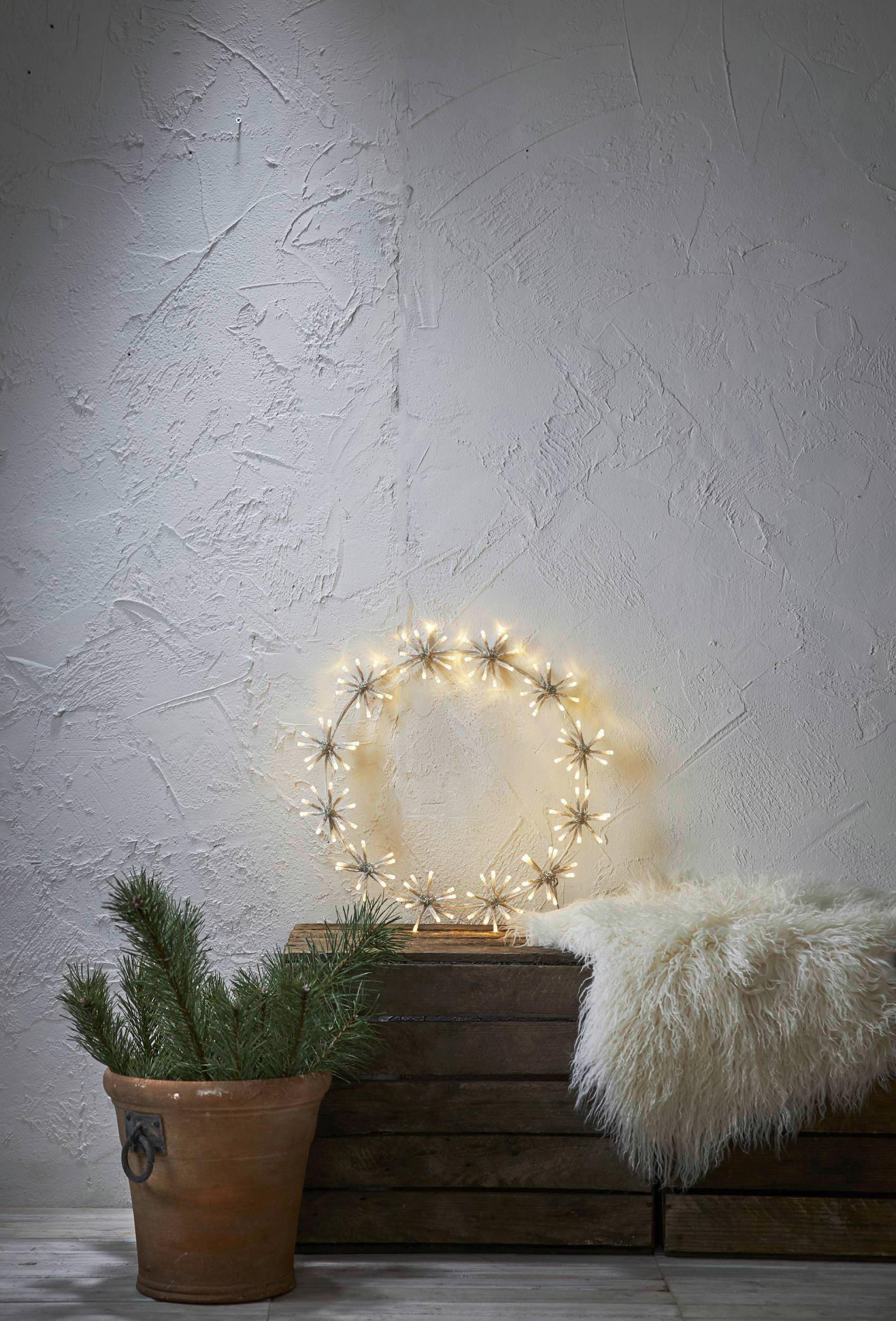 LED-Dekoleuchte 411555 LED-Kranz Flower Ring - Basics (50/4/50cm) - Eglo