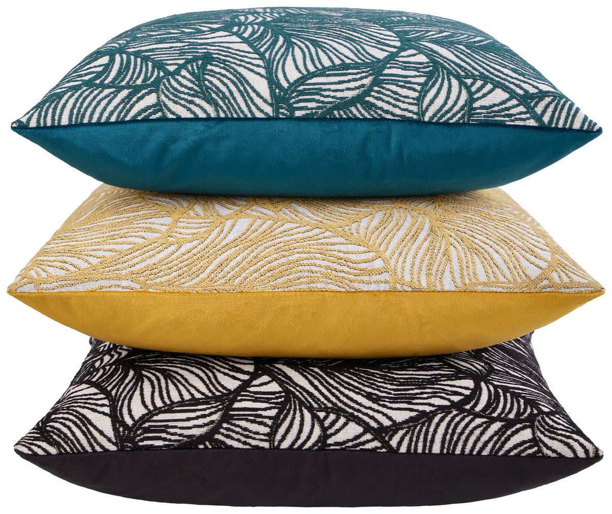 Zierkissen Tonia - Schwarz, MODERN, Textil (45/45cm) - Luca Bessoni
