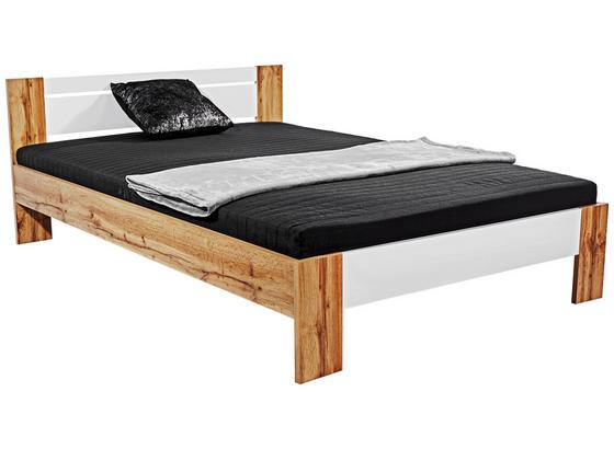 Futon Ágykeret Vega - Tölgyfa/Fehér, konvencionális, Faalapú anyag/Textil (145/35-71/204cm) Futon Ágykeret Vega - Tölgyfa/Fehér, konvencionális, Faalapú anyag/Textil (145/35-71/204cm)