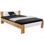 Futonbett Vega 140x200 Wotaneiche/Weiß - Eichefarben/Weiß, KONVENTIONELL, Holzwerkstoff/Textil (145/35-71/204cm)