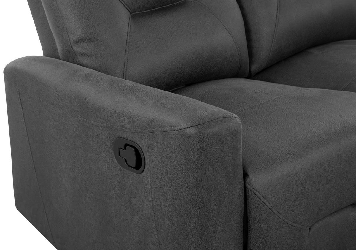 3-sitzer-sofa Aureli Schwarz B: 186,5 Cm - Schwarz, Basics, Holz/Textil (186,5/102,5/92,5cm) - Livetastic