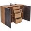Kommode Kai 2 B:120cm Wotan Eiche Dekor/ Betonoptik - Eichefarben/Alufarben, MODERN, Holzwerkstoff (120/80/39cm) Kommode Kai 2 B:120cm Wotan Eiche Dekor/ Betonoptik - Eichefarben/Alufarben, MODERN, Holzwerkstoff (120/80/39cm)