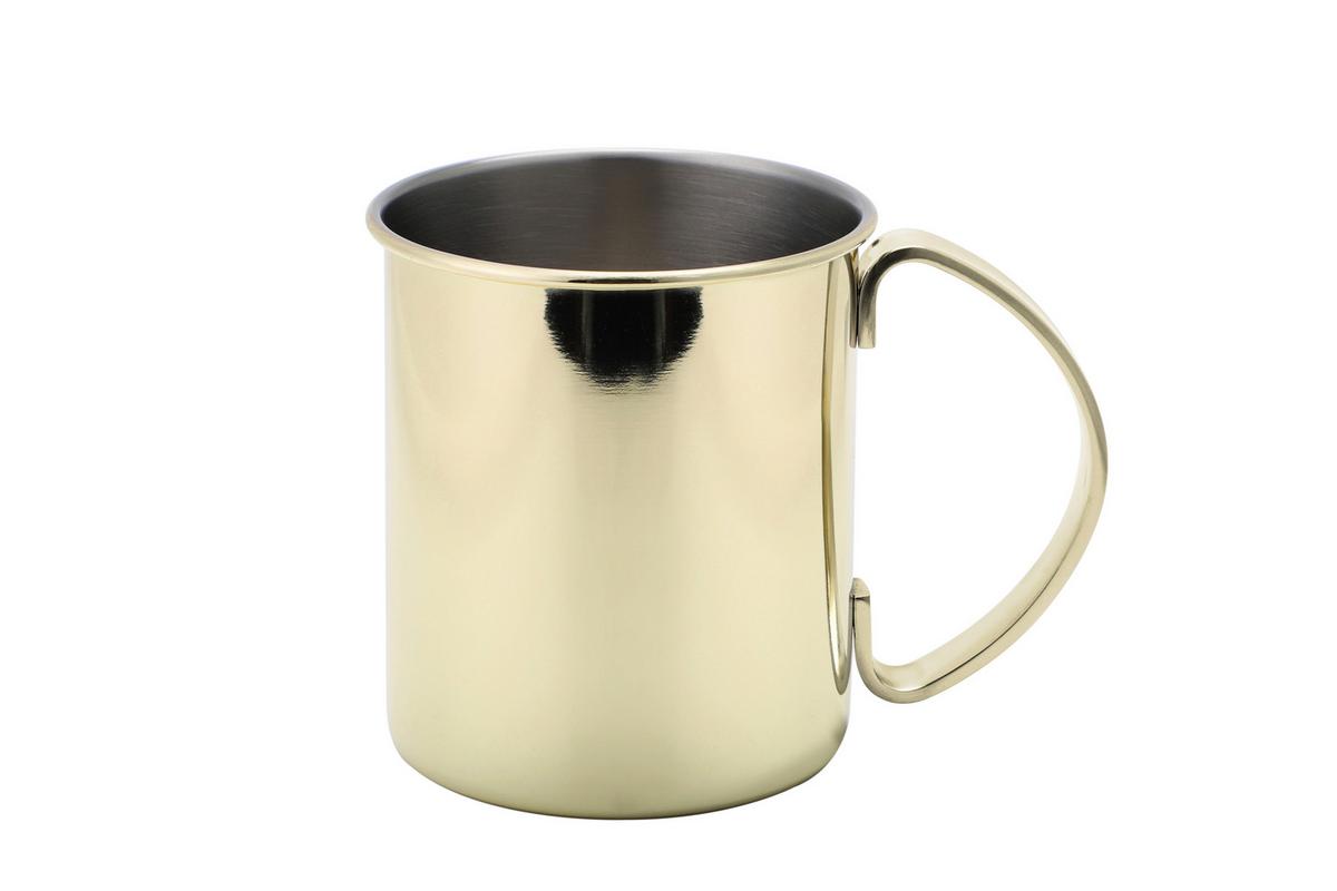 Becherset Ew-Mm-1007g - Goldfarben, Basics, Metall (16.2/11.4/11.3cm) - Echtwerk