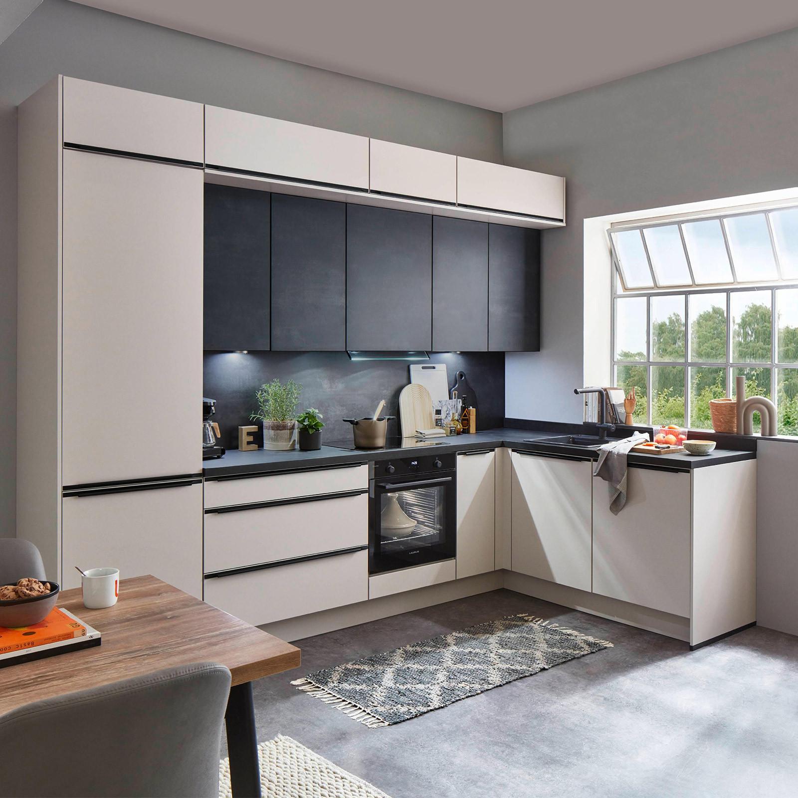 ECKKÜCHE LAS VEGAS - MODERN, Holzwerkstoff - Vertico