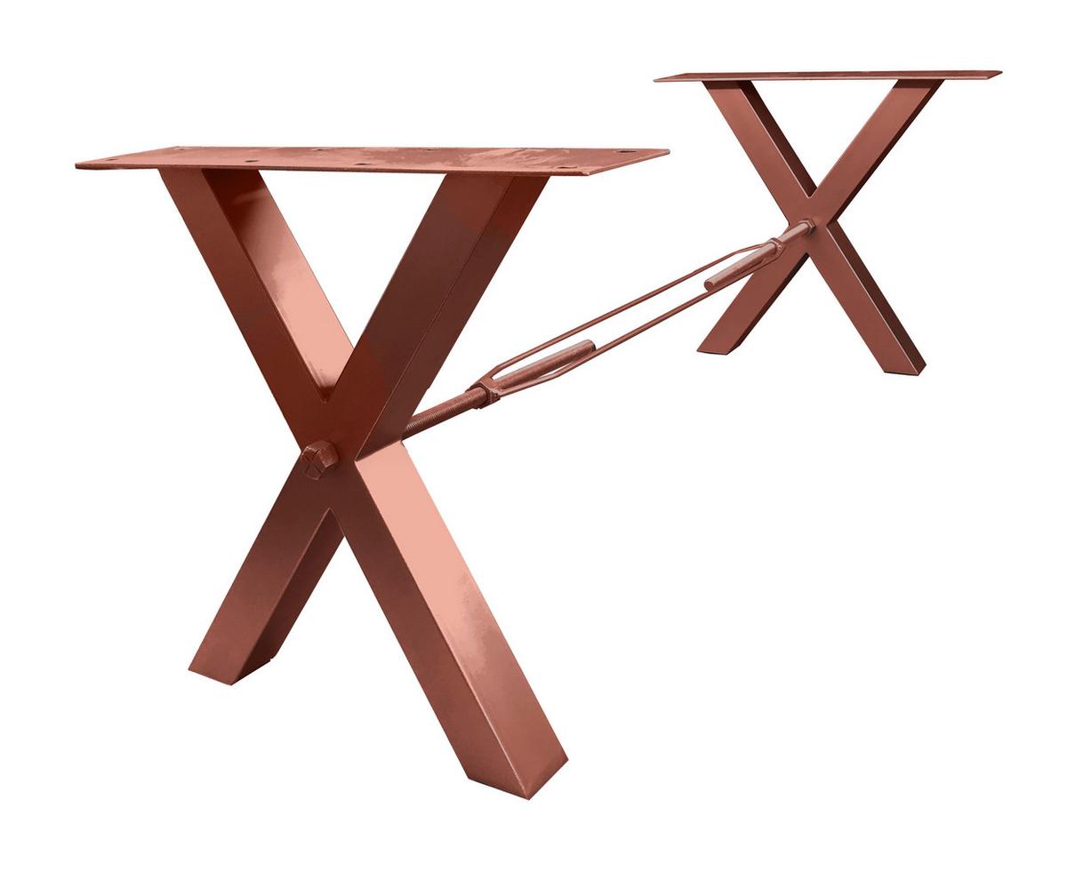 ESSTISCH Multicolor/Braun L: 160cm - Multicolor/Braun, MODERN, Holz/Metall (160/85/76,5cm) - MID.YOU