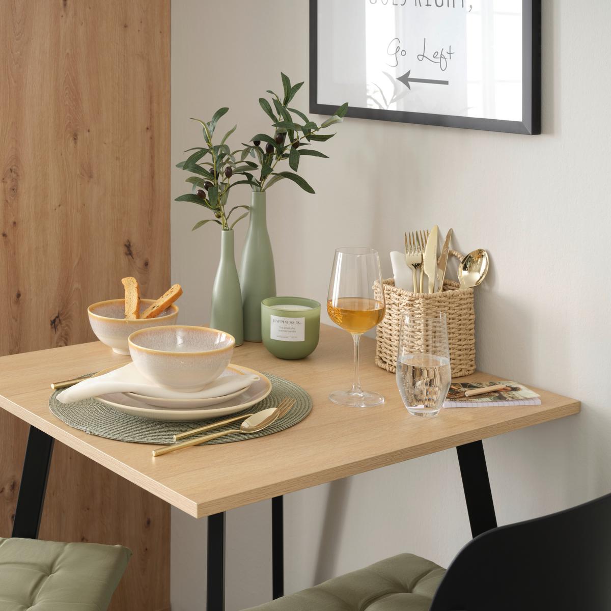 Kombinovaný servis 12-dielny - krémová, Modern, keramika - Mömax