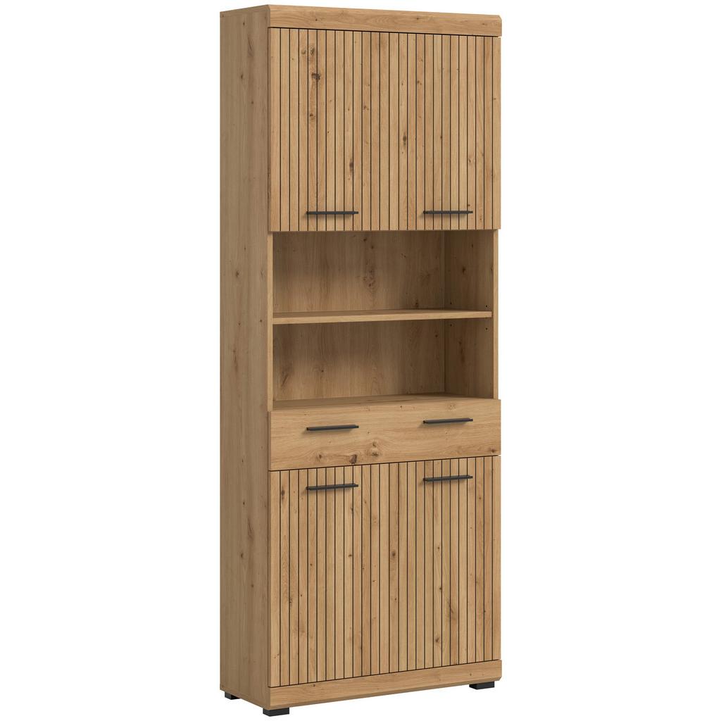 Hochschrank Scout Eiche Artisan Dekor B: 74cm