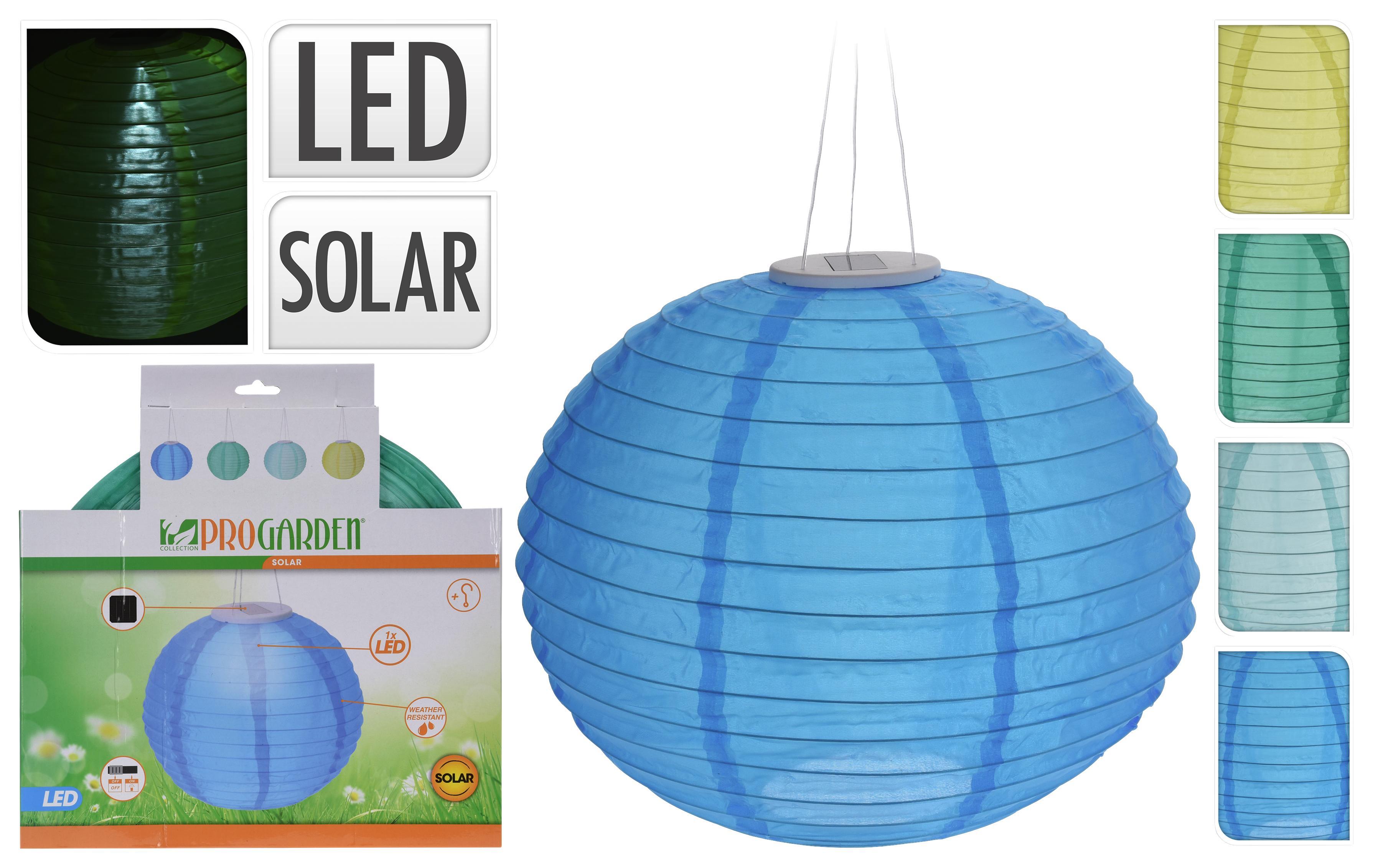 Szolárlámpa Lampion - Műanyag (28/4/28cm)